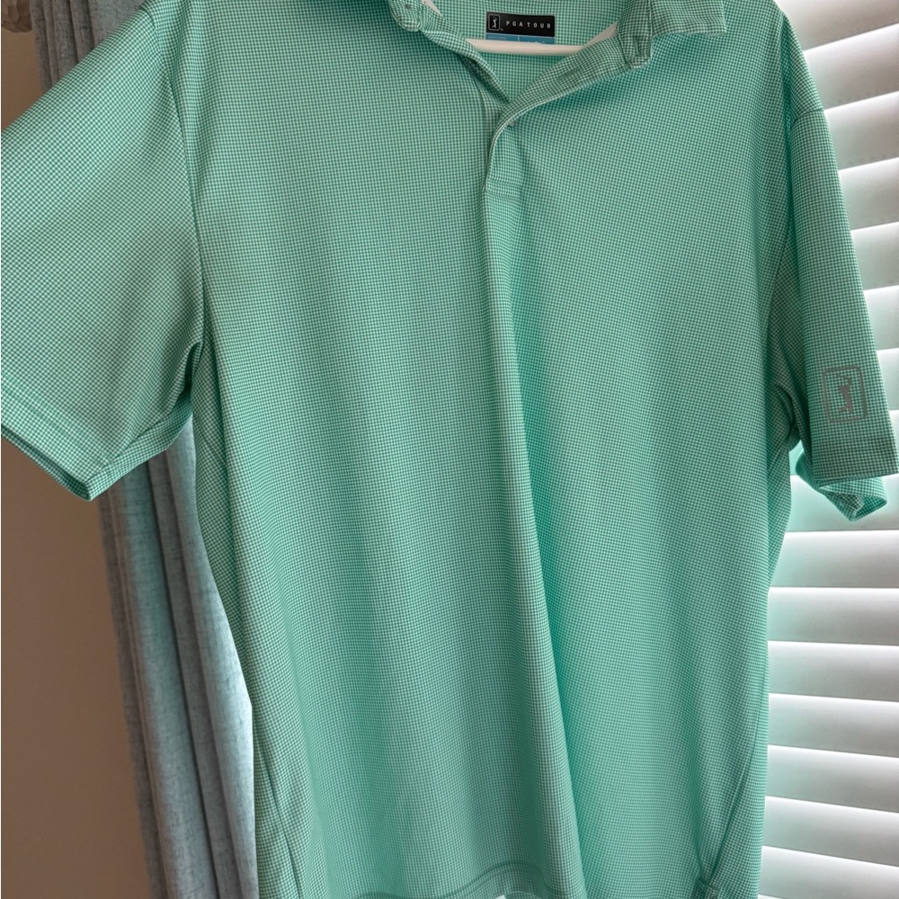 PGA Tour Men's Green Polo Shirt - Picture 2 of 3